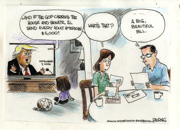 Cartoon commentary